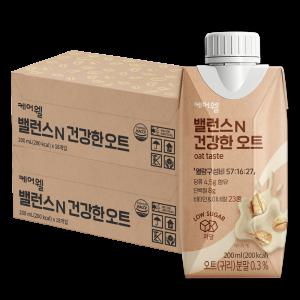 [공식] 케어웰 밸런스N 건강한 오트 200ml 36팩 균형영양식 환자영양식 아침식사대용 식사대용음료 저당간식