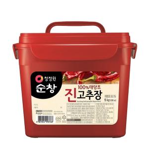 청정원 순창 100% 태양초 진 고추장 5kg 1개