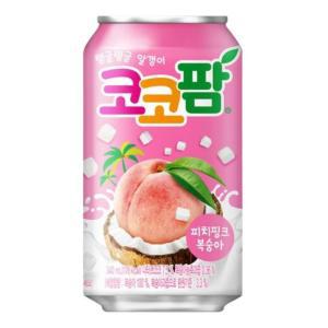 코코팜 피치핑크 복숭아 요구르트 340ml 24캔