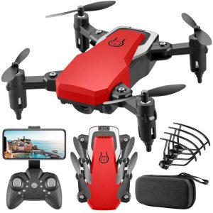 UAV 4K HD 카메라 RC 드론 쿼드로콥터 미니 LF606 리모컨 헬리콥터, 원 키 리턴 와이파이 접이식 쿼드콥터