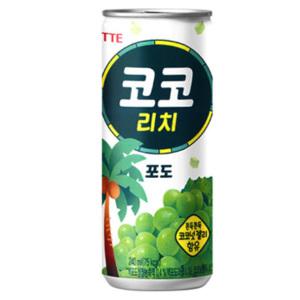 롯데 코코리치 포도 240ml 캔 30입