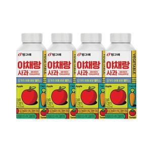 빙그레 야채랑 사과 야채주스 250ml 36팩