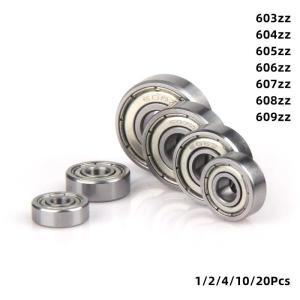 1-20Pcs 603ZZ 604ZZ 605ZZ 606ZZ 607ZZ 608ZZ 609ZZ 밀폐형 깊은 홈 볼 미니어처 베어링