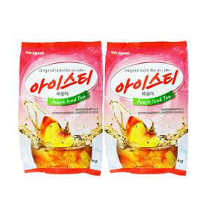 희창 아이스티 복숭아 900g x 2개 / 북카페 스터디카페 홍차 에이드 분말 음료