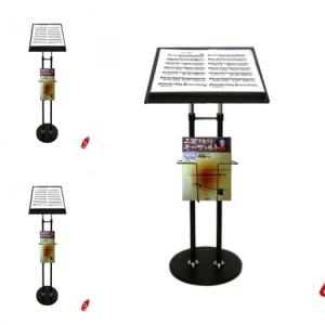 입구 메뉴판 거치대 ZMA-DS1100B 미니배너 실내배너 카페배너