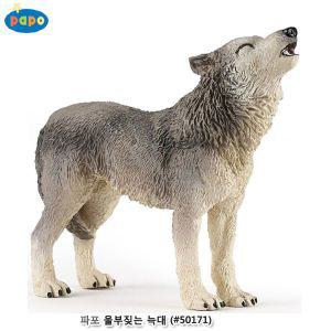 [신세계몰]파포 동물 모형완구 울부짖는 늑대 50171