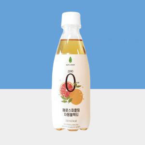 넛츠그린 제로스파클링 자몽블랙티, 350ml, 24개 풍미가득