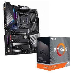 GIGABYTE AORUS MASTER X570 메인보드 + AMD Ryzen 9 3950X CPU 번들