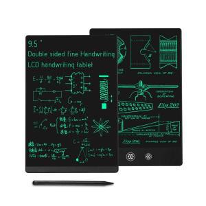 판타블렛 드로잉 그림 패드 LCD 태블릿 풀 스크린 초극세 양면 학생용 필기 사무실 메모장 9.5 인치