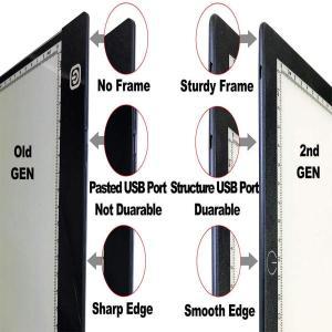 판타블렛 드로잉 그림 패드 업그레이드 된 라이트 박스 트레이서 A4 태블릿 LED 그래픽 쓰기 디지털 복사