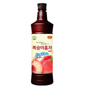 광야식품 복숭아홍차 베이스 970ml 1개