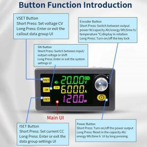 SK120 벅 컨버터 CC 전압 스텝 다운 모듈, LCD 조정 가능한 안정화 공급 장치, 36V,