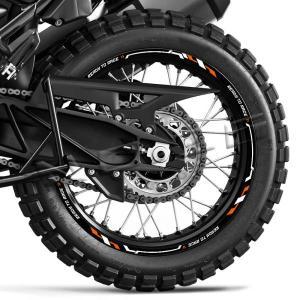 Adv990 반사 1190 890 KTM 790 모토크로스 19 슈퍼 인치 오토바이 21 1290 어드벤처 휠 스티커 림 데칼 인