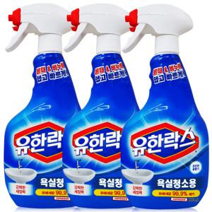 유한크로락스 유한락스 욕실청소용 600ml 3개