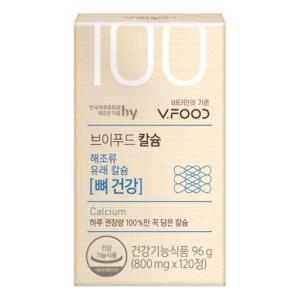 한국야쿠르트 브이푸드 칼슘 800mg x 120정