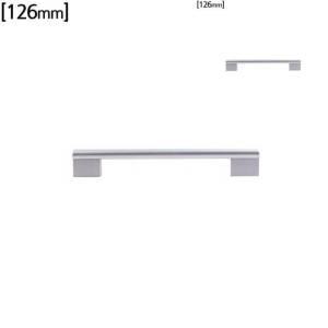 2구 손잡이 126MM 실버 반달봉 모형 가구 옷장 문고리