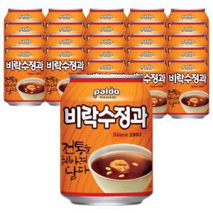 팔도 비락 수정과 238ml 24캔 전통음료