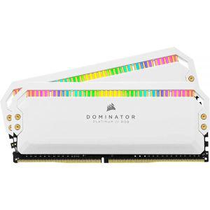 커세어 도미네이터 플래티넘 RGB DDR4 32GB (2x16GB) 3600MHz C18 화이트