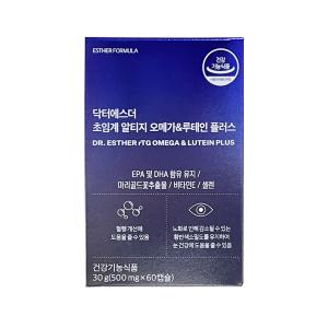 여에스더 닥터에스더 초임계 알티지 오메가 루테인 플러스 500mg x 60캡슐 1박스