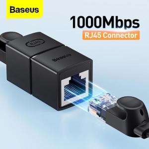 케이블 Baseus-RJ45 커넥터 Cat7 Cat6 이더넷 어댑터 네트워크 익스텐더 연장 기가비트 암-암