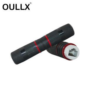 케이블 OULLX RJ45 커넥터, 야외 방수 암-암 포트, 네트워크 LAN 분배기, 전송 헤드 어댑터 커플러, CAT5e,