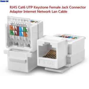 케이블 RJ45 Cat6 catp 키스톤 암 잭 커넥터 어댑터 벽 플레이트 Wisted Pair RJ-45 네트워크 이더넷 Lan