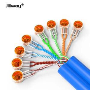 케이블 Jillway 압착 연결 커넥터, RJ45, RJ11, 방수 배선, 이더넷 전화 코드, UY2 네트워크 터미널, K1 K2