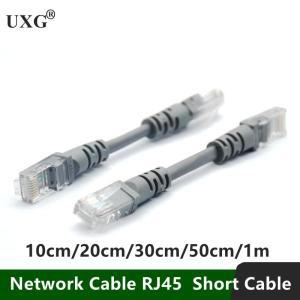 케이블 UTP 이더넷 네트워크 수-수 RJ45 패치 LAN 짧은 10cm, CAT5, CAT5e, CAT6e, 0.1m