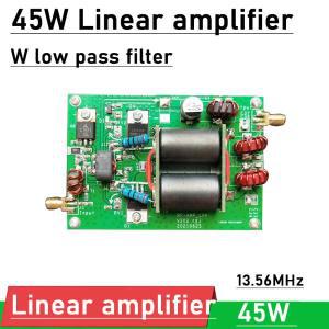 RF 선형 증폭기 W 로우 패스 필터 고주파 전력 증폭기 HAM 라디오 AMP RFID 신호 단파 45W 13.56MHz ssb