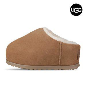 [UGG]어그 UGG 펌프드 슬라이드 여성 겨울 방한 슬리퍼 모카신 1158215-CHE