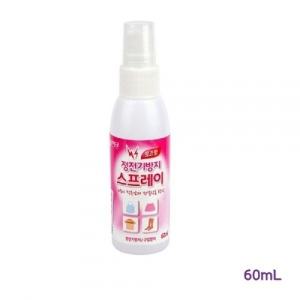 정전기 방지 스프레이 분무형-로즈향 60mL 탈취제