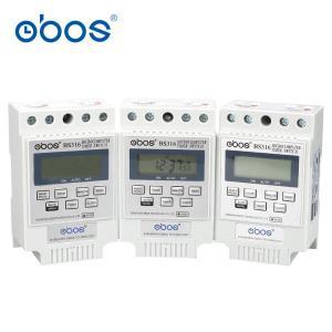 타임 스위치 OBOS 디지털 주간 타이머 화이트  아름다운 외관 25A 220V 하루 설정 범위 10 회 켜기/끄기 분