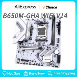 COLORFUL BATTLE-AX B650M-GHA 와이파이 V14 DDR5 마더보드, CPU 7800X3D 7700X 7600X AMD B650 AM5 보드,