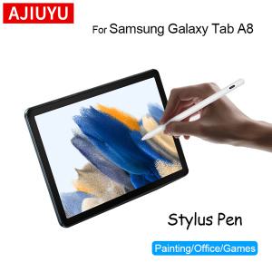 AJIUYU 스타일러스 펜 삼성 갤럭시 탭 A8 SM-X200 SM-X205 태블릿 펜 충전식 S9 Uitra 스크린 터치 드로잉