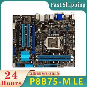 P8B75-M LE DDR3 LGA 1155, I3 I5 I7 22 32nm CPU B75 데스크탑 메인 보드, 메인 보드