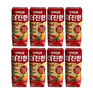 야채듬뿍 더진한 레드주스 토마토당근주스 125ml X 8개입 과채주스 건강주스