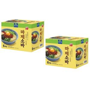 면사랑 마제소바 222g x 6 x 2 간편한 맛있는 식사 간식 야식 혼밥 안주 캠핑