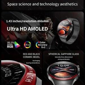 화웨이 스마트워치 2024 헬로 시계 AMOLED 4G ROM NFC 나침반 블루투스 통화, 스포츠 스마트 워치, 남녀공