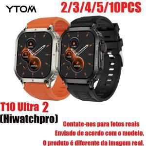 YTOM T10 울트라 2 스마트 워치 남녀공용, 49mm IWO 리얼 스크류, 2.19 인치 무선 충전 스마트워치, PK T90