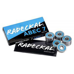 RADECKAL Blue ABEC 7 스케이트보드 베어링 롱보드 크루저 인라인 스케이트 롤러블레이드 롤러 사전 윤활