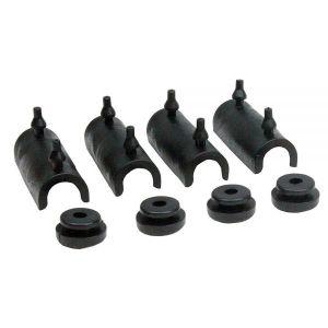 YHXCUIER Rubber Mounts 서포트 쿠션 하드 새들백 할리 투어링 스트리트 글라이드 일렉트라 로드 킹 2014-2