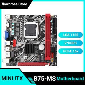 24 핀 B75-MS 마더보드, 와이파이 지원, LGA 1155, USB3.0, SATA3.0 메인보드, 최대 용량 16GB, PC 게임용