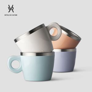 JVR (4P 1SET) 밀키 머그 220ml 커피잔 머그잔 어린이스텐머그컵 유아, 아동, 양치컵