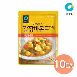 우리쌀 강황 바몬드 카레 약간매운맛 100g x 10개