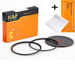 K&F 82mm NANO-X 마그네틱 블랙미스트 필터  / 렌즈크리너융  _8K AGC Glass Magnetic Black Mist Diffusion Filter + Cloth