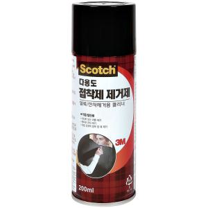 3M 스카치 다용도 접착제 제거제 200ml 라벨 스티커 제거제 잔사제거용