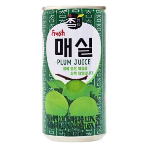 참맑은 매실 175ml x 90캔 음료수 캔음료