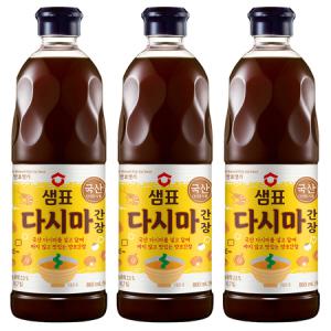 A 샘표 다시마 간장 860ml x 3