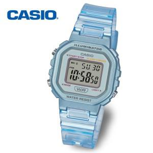 [정품] CASIO 카시오 LA-20WHS-2A 투명 젤리 전자 학생 아동 어린이 손목시계