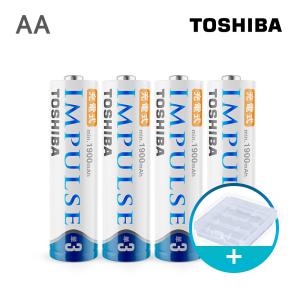 도시바 충전지 임펄스 AA 2000mAh 충전용 건전지 4개입(1팩)